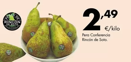 Oferta de Pera Conferencia Rincón De Soto por 2,49€ en Supermercados Lupa