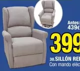 Oferta de Sillón Relax por 399€ en Rapimueble