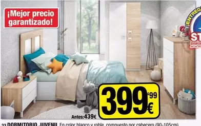 Oferta de Blanco - Dormitorio por 399,99€ en Rapimueble