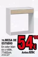 Oferta de Mesa De Estudio por 54,99€ en Rapimueble