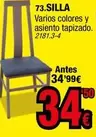 Oferta de Silla por 34,5€ en Rapimueble