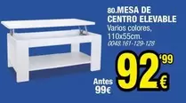 Oferta de Mesa De Centro Elevable por 92,99€ en Rapimueble