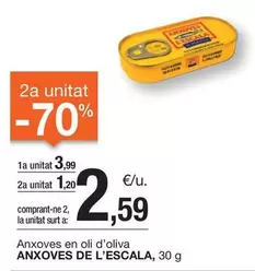 Oferta de OLI - Anxoves En Oli D'oliva por 3,99€ en BonpreuEsclat