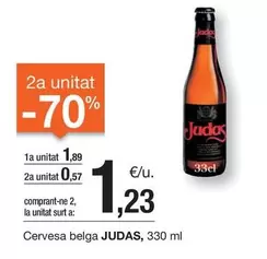 Oferta de Judas - Cervesa Belga por 1,89€ en BonpreuEsclat