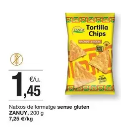 Oferta de Zanuy - Natxos De Formatge Sense Gluten por 1,45€ en BonpreuEsclat