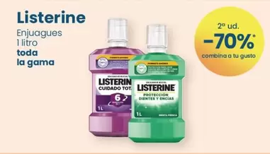 Oferta de Listerine - Enjuagues Toda La Gama en Clarel