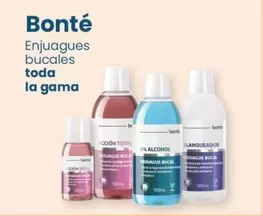 Oferta de Bonté - Enjuagues Bucales Toda La Gama en Clarel