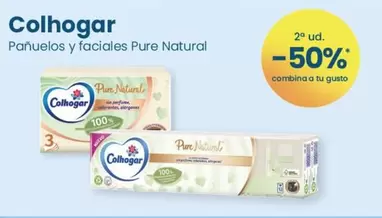 Oferta de Colhogar - Panuelos Y Faciales Pure Natural en Clarel