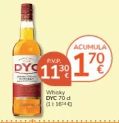 Oferta de Dyc - Whisky por 11,3€ en Consum