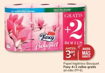 Oferta de Foxy - Papel Higiénico Bouquet en Consum