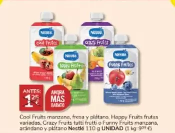 Oferta de Cool Fruits Manzana/ Fresa Y Platano por 1€ en Consum