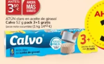 Oferta de Calvo - Atun Claro En Aceite De Girasol en Consum