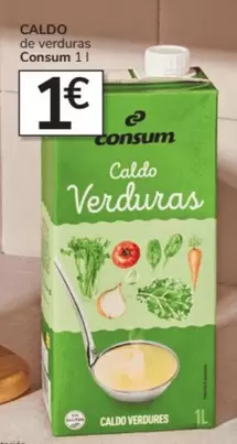 Oferta de Consum - Caldo por 1€ en Consum