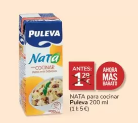 Oferta de Puleva - Nata Para Cocinar en Consum