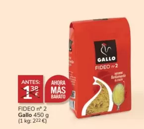 Oferta de Gallo - Fideo N 2 en Consum