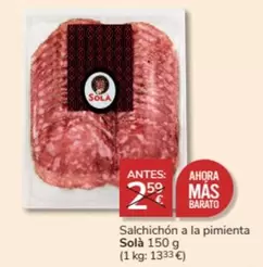 Oferta de Mas - Salchichon A La Pimienta en Consum