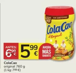 Oferta de Cola Cao - Original por 5,99€ en Consum