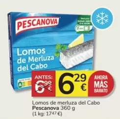 Oferta de Pescanova - Lomos De Merluza Del Cabo por 6,29€ en Consum