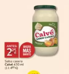 Oferta de Calvé - Salsa Casera por 2€ en Consum