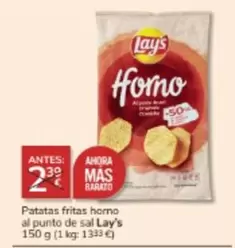 Oferta de Lay's - Patatas Fritas Horno Al Punto De Sal por 2€ en Consum