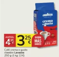 Oferta de Lavazza - Cafe Crema E Gusto Classico por 3,25€ en Consum