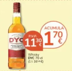 Oferta de Dyc - Whisky por 11,3€ en Consum