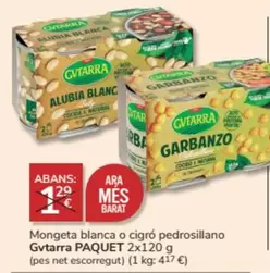 Oferta de Mongeta Blanca O Cigró Pedrosillano en Consum