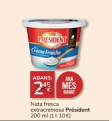 Oferta de Président - Nata Fresca Extracremosa en Consum