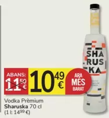 Oferta de Vodka Premium por 10,49€ en Consum