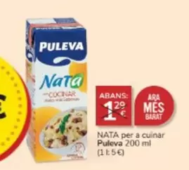 Oferta de Puleva - Nata Er A Cuinar por 1€ en Consum