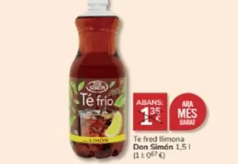 Oferta de Don Simón - Te Fred Llimona por 1€ en Consum