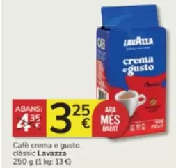 Oferta de Lavazza - Cafe Crema E Gusto Classic por 3,25€ en Consum