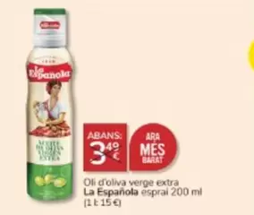 Oferta de La Española - Oli D'Oliva Verge Extra por 3€ en Consum