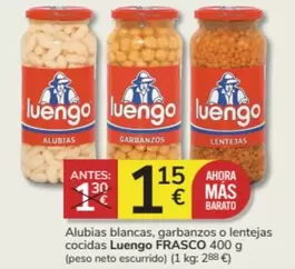 Oferta de Luengo - Alubias Blancas por 1,15€ en Consum