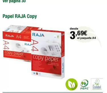 Oferta de Raja - Papel por 3,69€ en Staples Kalamazoo