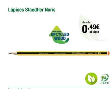 Oferta de Staedtler - Lápices  Noris por 0,49€ en Staples Kalamazoo
