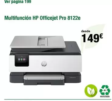 Oferta de HP - Multifunción Officejet Pro 8122e por 149€ en Staples Kalamazoo