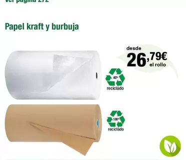 Oferta de Kraft - Papel  Y Burbuja por 26,79€ en Staples Kalamazoo
