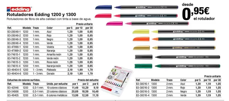Oferta de Edding - Rotuladores en Staples Kalamazoo