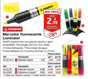 Oferta de Stabilo - Stranto por 2,59€ en Staples Kalamazoo