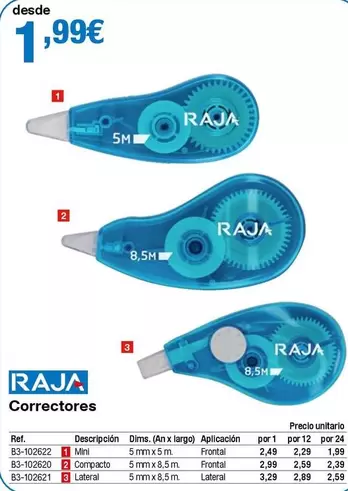 Oferta de Raja - Correctores por 2,49€ en Staples Kalamazoo