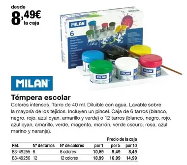 Oferta de Témpera Escolar por 8,49€ en Staples Kalamazoo