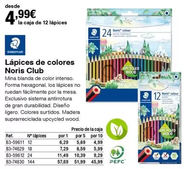 Oferta de Staedtler - Lápices De Colores por 4,99€ en Staples Kalamazoo