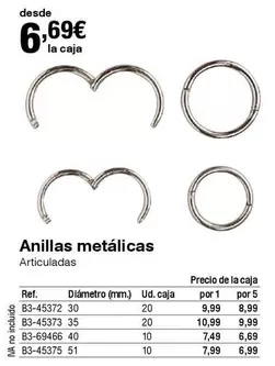 Oferta de Anillas Metalicas por 6,69€ en Staples Kalamazoo