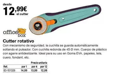 Oferta de Ideal - Cutter Rotativo por 12,99€ en Staples Kalamazoo
