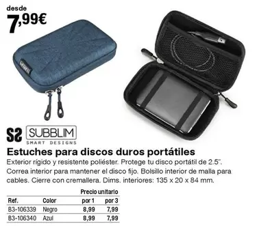 Oferta de Estuches Para Discos Duros Portatiles por 7,99€ en Staples Kalamazoo
