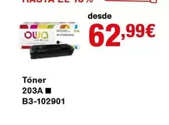 Oferta de Tòner 203a B3-102901 por 62,99€ en Staples Kalamazoo