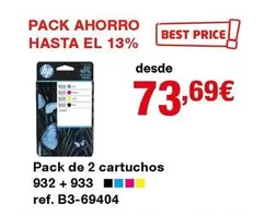 Oferta de Pack De A Cartuchos por 73,69€ en Staples Kalamazoo