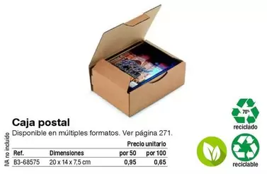 Oferta de Caja Postal en Staples Kalamazoo