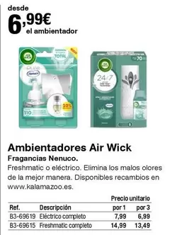 Oferta de Air Wick - Ambientadores por 6,99€ en Staples Kalamazoo